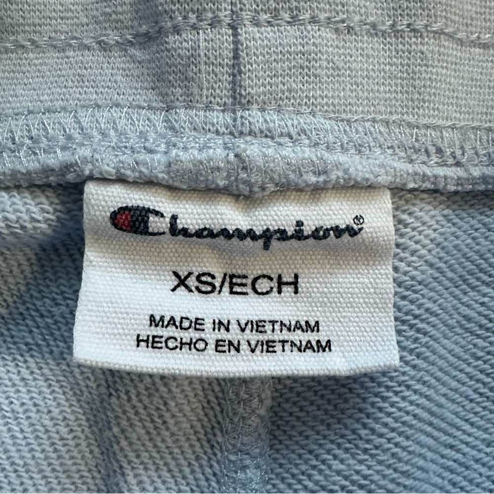 Champion Women's Sweat shorts in Light Blue - Picture 4 of 6